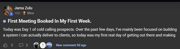 Community win post 6 of 12